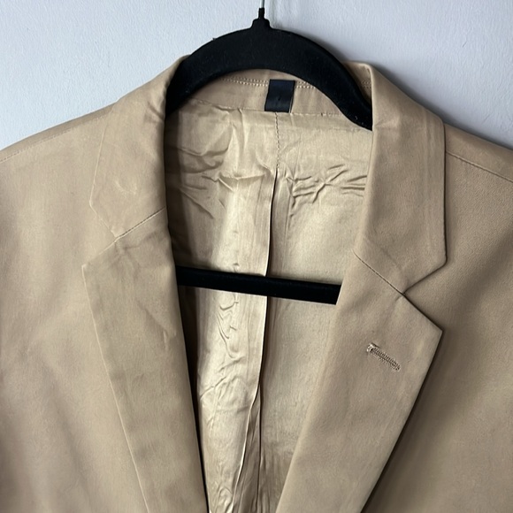 J. Crew Thompson Tan Khaki Blazer Sports Coat 40L - Picture 3 of 8